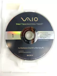 Recovery Disks Sony VAIO Laptop SVE14110FX SVE15110FX 8 Disc - Picture 1 of 4