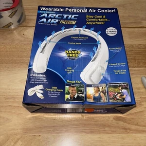 Arctic Air Portable Personal Air Cooler Neck Fan 3-Speed 64dB 5W 21030 - Picture 1 of 2