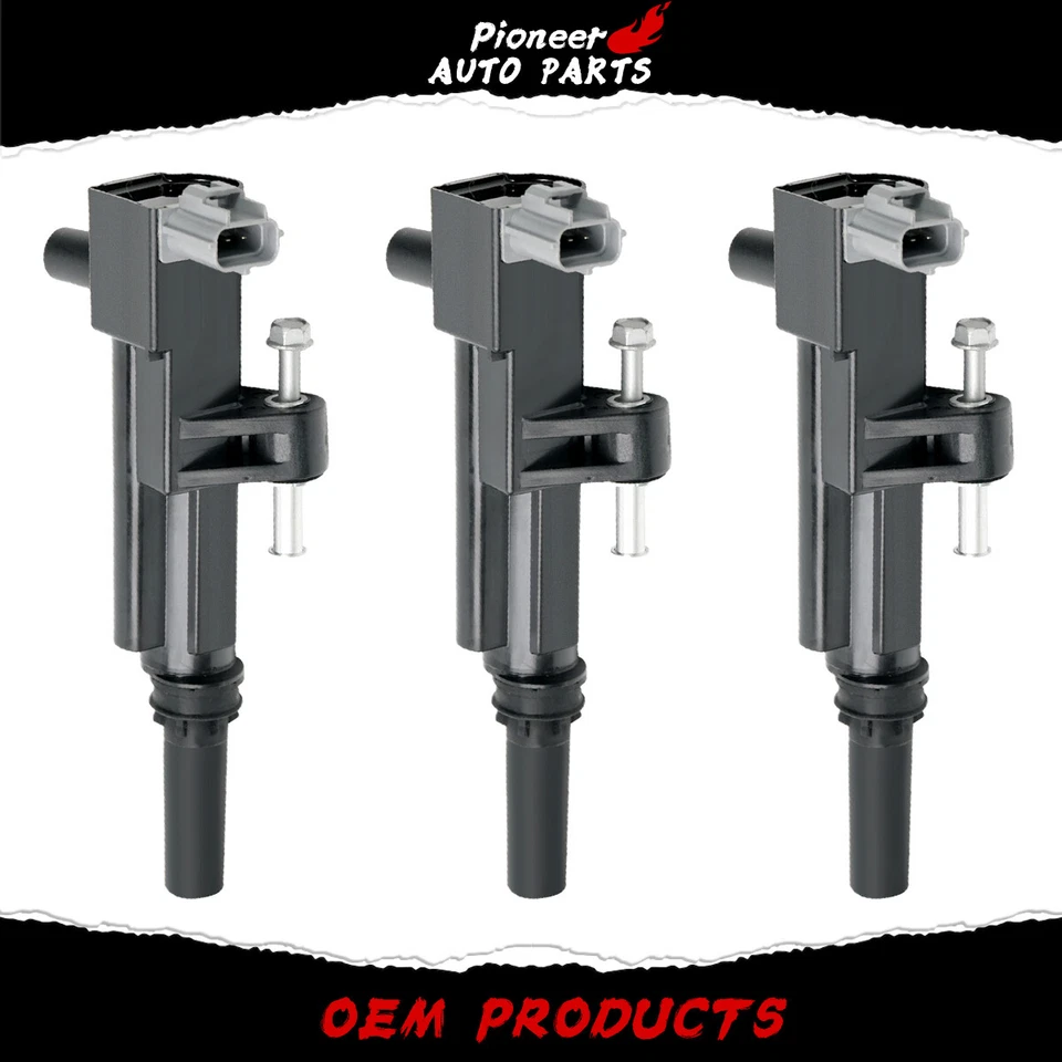 3PCS Ignition Coil Pack For 2009-12 Jeep Liberty 09-10 Dodge Ram 1500 3.7L UF640 - Изображение 1 из 4