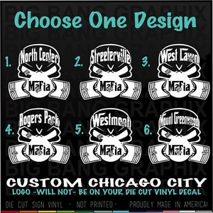 Chicago, IL Home Decal Sticker Rogers Park Streeterville West Lawn North Center - Picture 1 of 4
