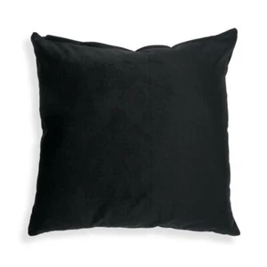 Cuscino In Velluto Nero Cuscino Moderno Fatto A Mano Cuscino Arredo Salotto  - Picture 1 of 3