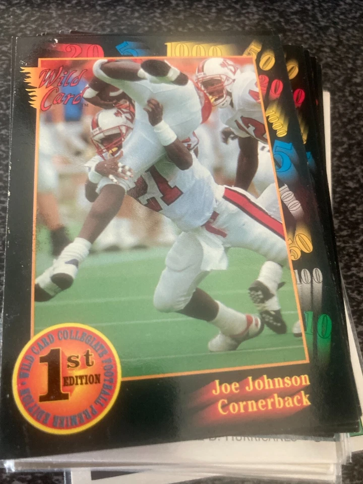 1991 WILD CARD 1ST EDITION FOOTBALL CARDS, YOU PICK! - Image 1 of 2