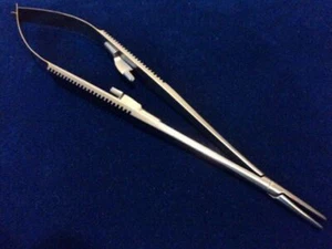 O.R GRADE CASTROVIEJO MINOR MICRO SURGERY SURGICAL NEEDLE HOLDER 5.5" STRAIGHT - Picture 1 of 3