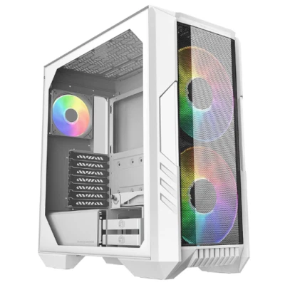 Cooler Master HAF 500 White PC Computer Case ATX H500-WGNN-S00 - Image 1 of 4