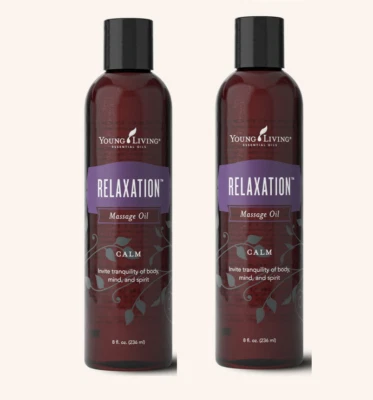 JUEGO DE 2 aceites de masaje Young Living Relaxation puro grado terapéutico 8 fl oz Foto 1 de 3