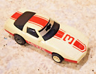 Tyco 440 #3 Corvette Red and White Slot Car Vintage