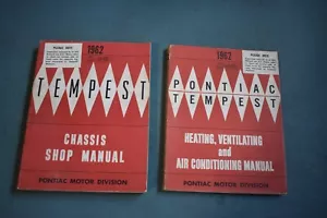 1962 Pontiac Tempest Chassis and Body Service Shop Repair Manual Set - Picture 1 of 20