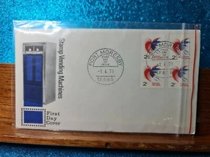 First Day Cover 📮 1971 (4 stamps) Stamp Vending Machines 📮Papua New Guinea - Picture 1 of 2