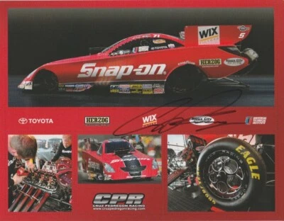 2011 Cruz Pedregon 签名卡扣工具丰田凯美瑞滑稽汽车 NHRA 英雄卡 — 第 1/2 张图片