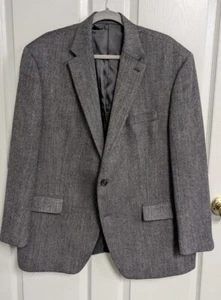 VTG Lauren by Ralph Lauren Sport Coat Blazer Herringbone Sz 48R - Picture 1 of 7