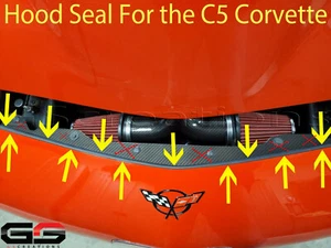 Performance Hood Seal Premium EPDM Rubber Weatherseals For All C5 Corvette 's - Picture 1 of 8