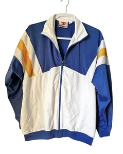 Vintage 90’s Wilson Blue And Yellow Track Jacket X Large - Bild 1 von 3