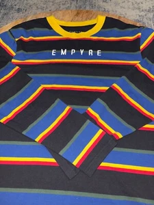 EMPYRE large Long Sleeved Striped Shirt - Picture 1 of 6