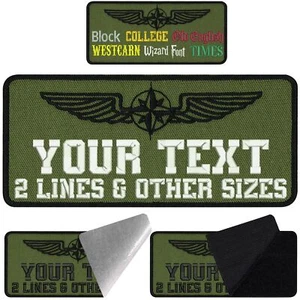 Pilot Patch Personalizzata con Velcro Toppa Piloti Patch 110x50mm - Foto 1 di 7