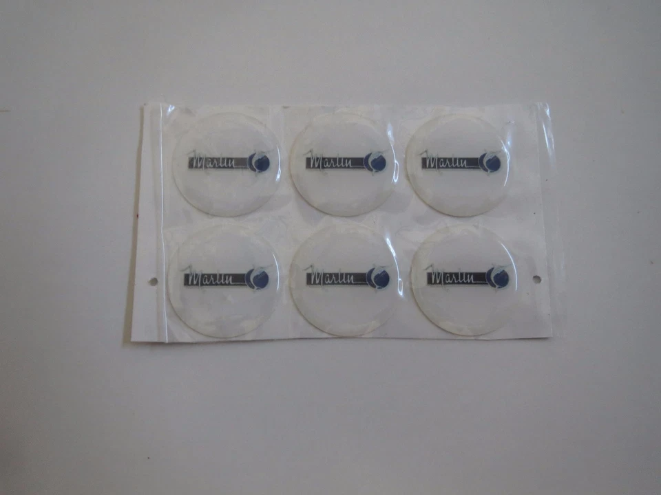 1965 1966 1967 American Motors AMC Marlin vintage logo calcomanías 6x Foto 1 de 1