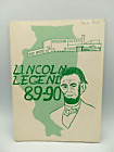 Lincoln Junior High School Yearbook, Legend, 1989-1990, Naperville, Illinois, IL