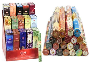 Saum Räucherstäbchen Jossstäbchen verschiedene Düfte SECHSKANTRÖHREN STICK = 120 - Bild 1 von 3