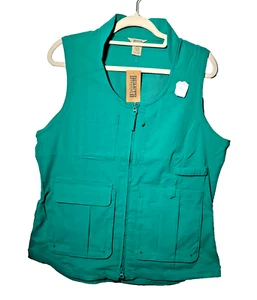 Chaleco Duluth Trading Mujer Reliquia Jardinería Ripstop 10 Bolsillos Nuevo Verde XS - Imagen 1 de 4
