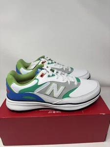 New Balance Golf Heritage Shoes Men’s Size 11 Medium White Blue MG100WB - Picture 1 of 7