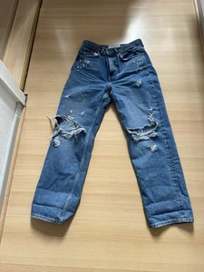 Jeans Hose Straight Damen Zerrissen 40 H&M - Bild 1 von 3