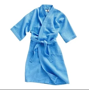 HAY Waffle Bathrobe, one size, Sky Blue - Picture 1 of 5