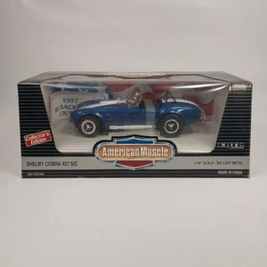 ERTL American Muscle 1:18 Scale Shelby Cobra 427 S/C Diecast Model Car NEW - Picture 1 of 9