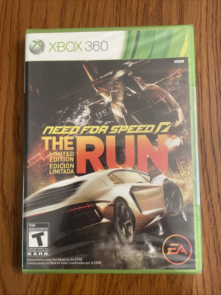 Need for Speed the Run Microsoft Xbox 360 Racing Game New Sealed Edition - Image 1 of 1