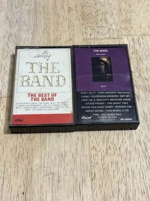Lot of 2 The Band Cassette Tapes (Best Of & Rock Of Ages Vol 1.) Classic Rock - Image 1 of 4