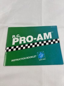 Nintendo NES R.C. Pro Am Instruction Booklet Manual 1988