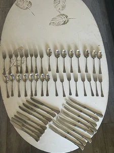 Oneida Community Patrick Henry (48 Stk.) 8-6 Teile Gedecke Auslaufmodell Rarität - Bild 1 von 14