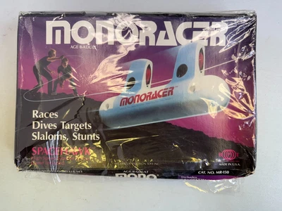 De colección NUEVO 1985 Monoracer Spacehawk Barclay Toys Stunt Racer Space Hawk Target Foto 1 de 4