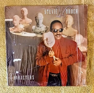 STEVIE WONDER CHARACTERS Lp VINYL 1987 MOTOWN RECORDS ALBUM IN "SHRINK" VEX CEX - Picture 1 of 6
