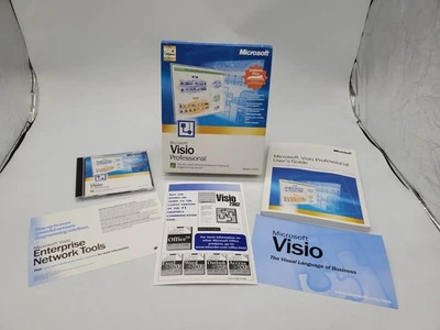 Microsoft Visio Professional Version 2002 Academic Package - Vintage CIB - Image 1 of 4