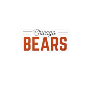 Chicago Bears Vinyl Sticker - NFL Team Logo, Laptop Decal, Sports Fan Gift, Car - Picture 1 of 7