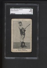 1920 D327 Holsum Bread Weil Baking Co. Hank Gowdy Boston Nationals SGC Graded