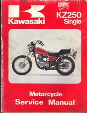 KAWASAKI Z250 C,D,G,L,M,Z250 LTD,CSR SINGLE 1980-1982 FACTORY WORKSHOP MANUAL