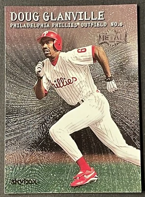 2000 Skybox Metal Baseball #199 Doug Glanville Philadelphia Phillies - Image 1 of 2