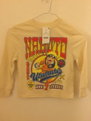 NUEVA Camiseta Naruto Hombre Manga Larga Beige XS (4/5) Foto 1 de 4