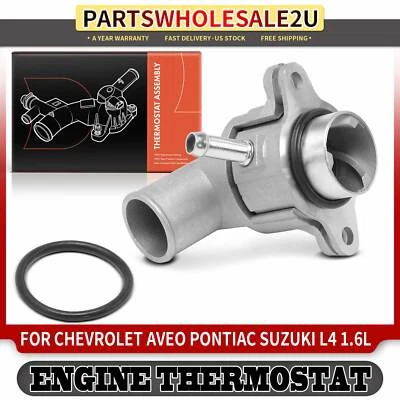 Conjunto de carcasa de termostato para Chevrolet Aveo5 Pontiac G3 Wave Suzuki Daewoo Foto 1 de 4