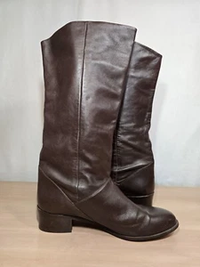 Bota de montar Shara para mujer de cuero marrón talla 10 - Imagen 1 de 7