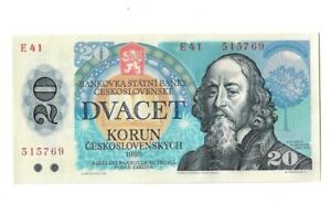 20 koron 1988 Czechy UNC