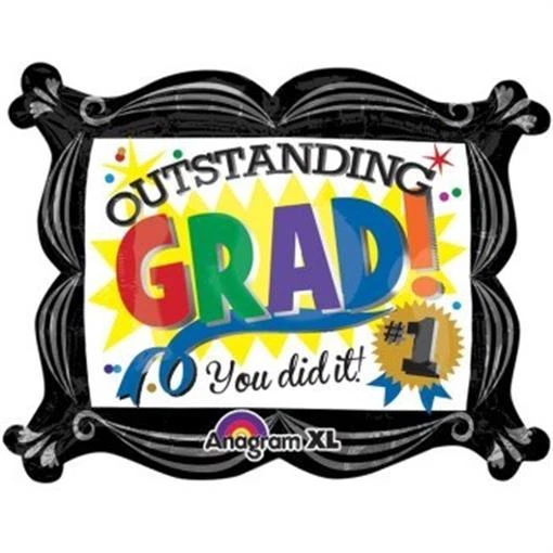 Globo de aluminio de 30 pulgadas para graduación decoración de fiesta de graduación de grado excepcional Foto 1 de 1
