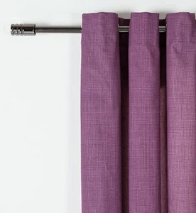 ARGOS HOME GRID UNLINED EYELET CURTAINS - 168X183CM - PLUM - Picture 1 of 1
