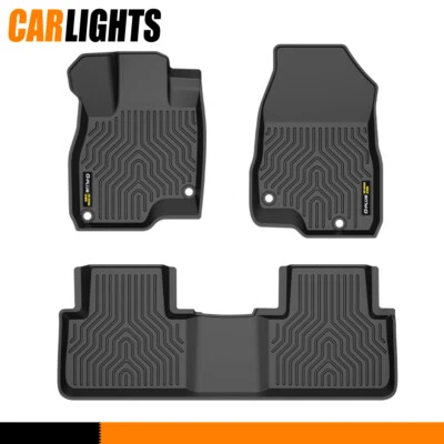 3pcs All Weather Floor Mats Set TPE Liners Fit For 2019-2024 Acura RDX - Image 1 of 4
