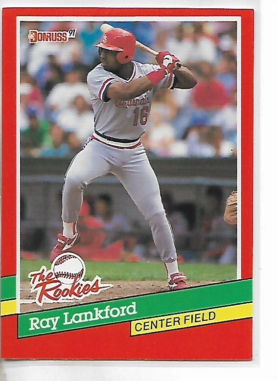 1991 Donruss The Rookies Ray Lankford Card - Image 1 of 1