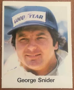 GEORGE SNIDER 1979 Avalon Hill USAC Indianapolis 500 Game Card A - Picture 1 of 2