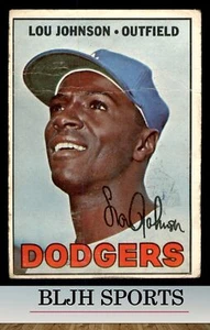 1967 Topps #410 Lou Johnson Los Angeles Dodgers (see pics) - Picture 1 of 2