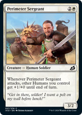 Perimeter Sergeant FOIL Ikoria: Lair of Behemoths NM White Common CARD ABUGames