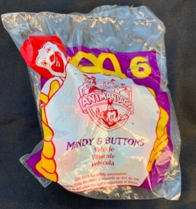 *SEALED* 1994 MCDONALDS HAPPY MEAL TOYS ANIMANIACS #6 MANDY & BUTTONS VEHICLE - Picture 1 of 2