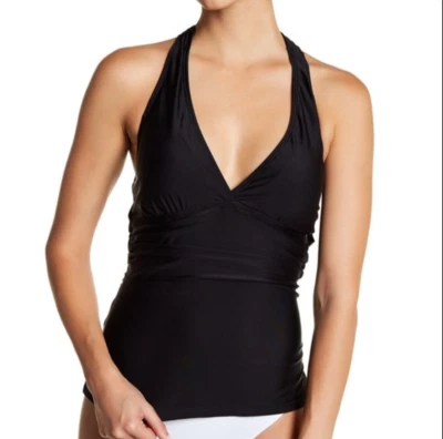 NUEVO JONES NEW YORK ESSENTIALS CAMISETA DE BAÑO ENVOLVENTE TANKINI TALLA 10 Foto 1 de 4